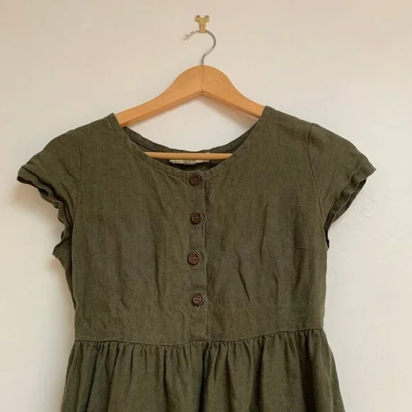 Handmade Linen Dress - Picture 2 of 8